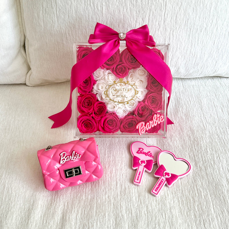 Barbie Girl Heart Acrylic Jewelry Box