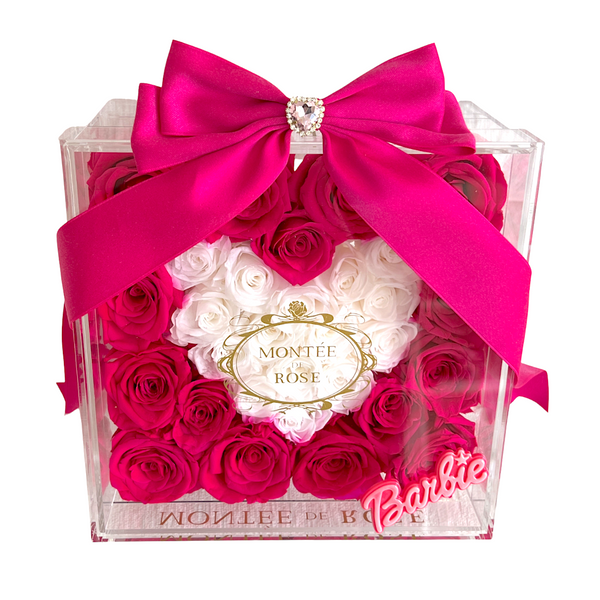 Barbie Girl Heart Acrylic Jewelry Box