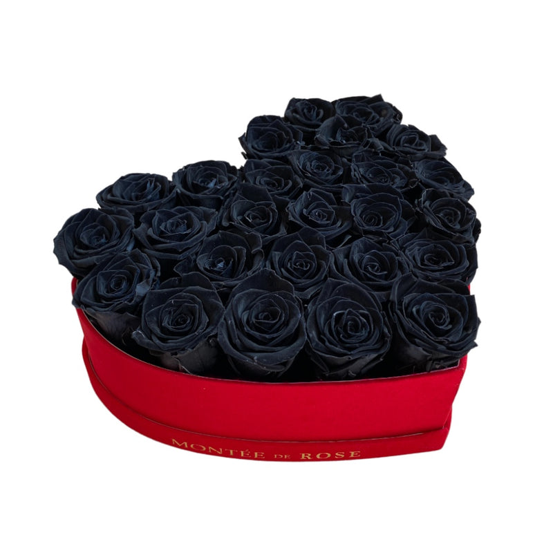 Red Suede Heart Box