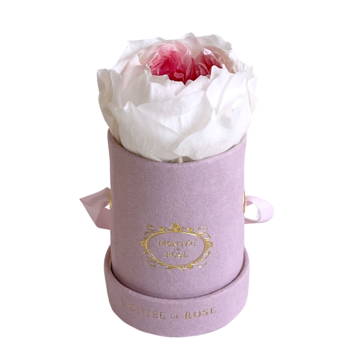 Single Suede Two-Toned Peony Box – Montée De Rose